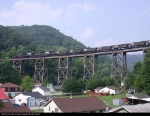 WB empty coal train lead by NS 9573